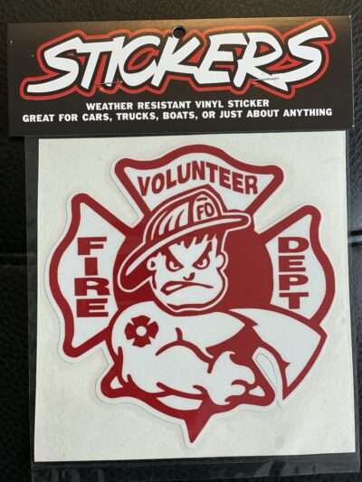 Decal_Fire Dept Volunteer