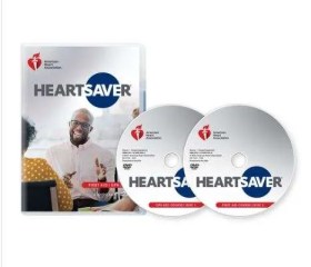 2020 AHA Heartsaver® First Aid CPR AED DVD Set